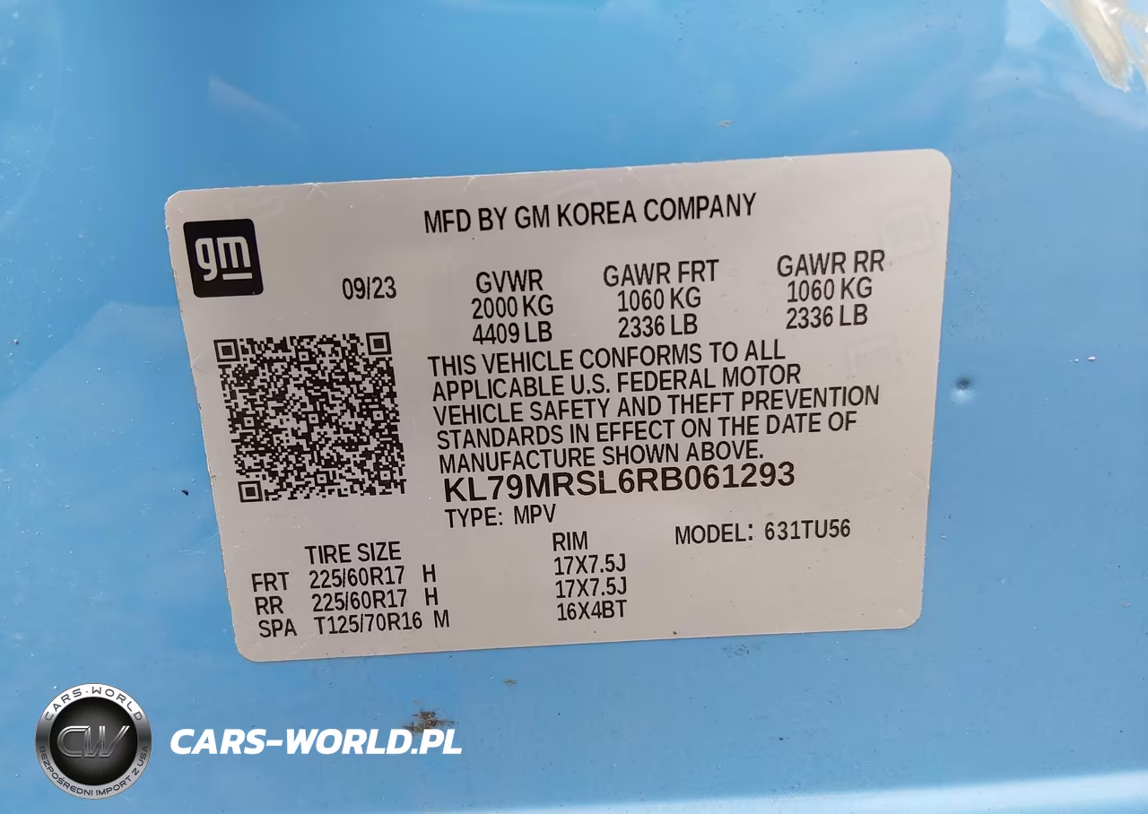 2024 Chevrolet Trailblazer Awd Lt VIN:KL79MRSL6RB061293 - 9