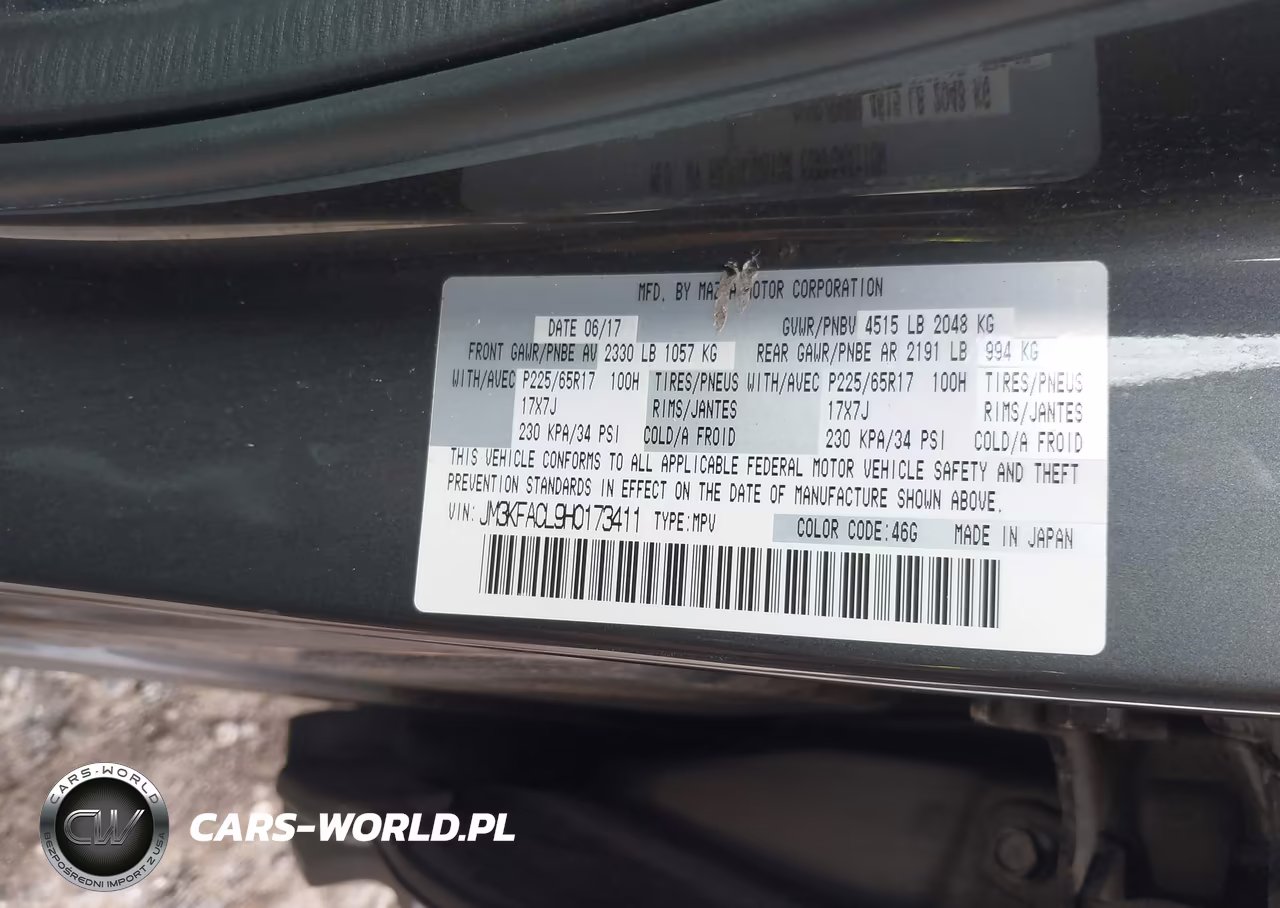 2017 Mazda Cx-5 Touring VIN:JM3KFACL9H0173411 - 9