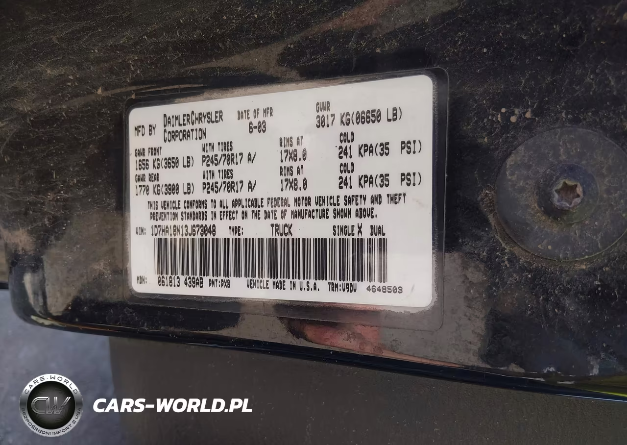 2003 Dodge Ram 1500 Slt-Laramie-St VIN:1D7HA18N13J673048 - 9