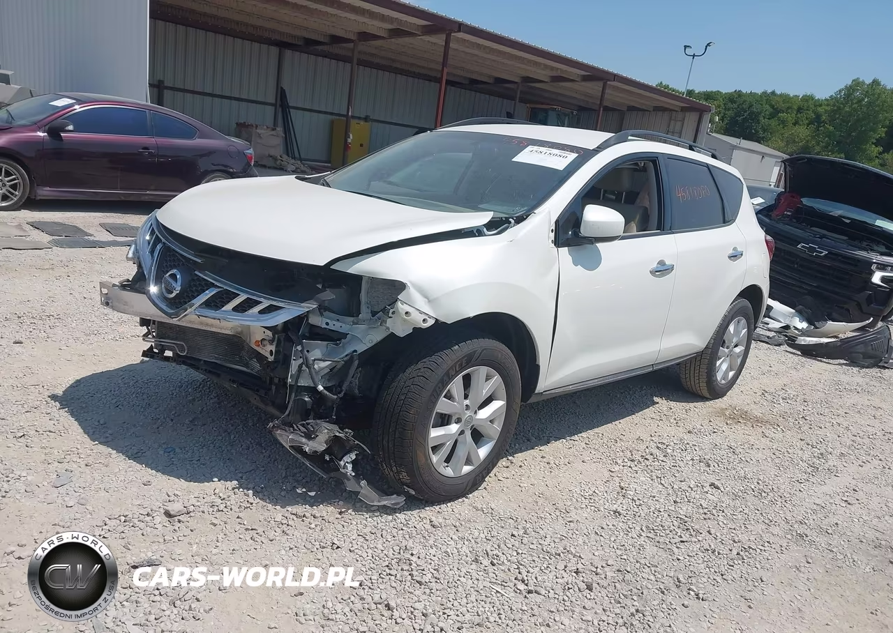 2014 Nissan Murano Sv VIN:JN8AZ1MU0EW422338 - 2