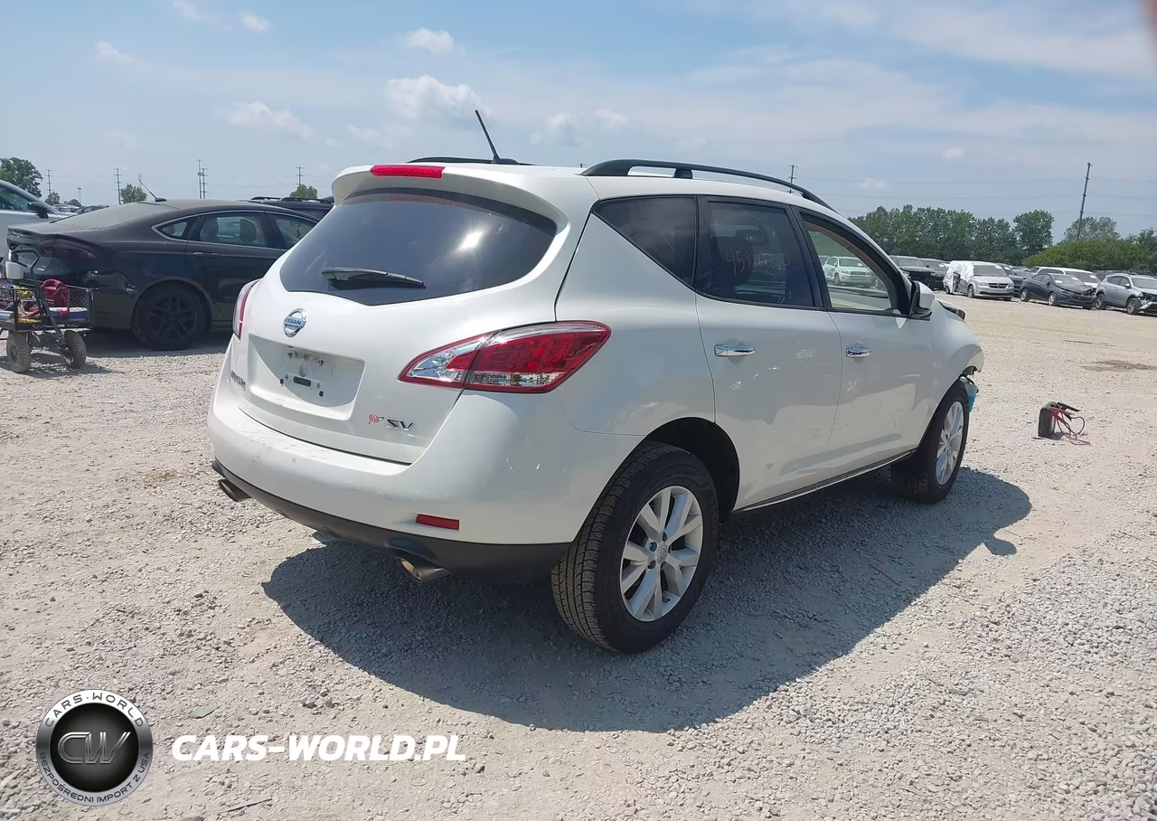 2014 Nissan Murano Sv VIN:JN8AZ1MU0EW422338 - 4