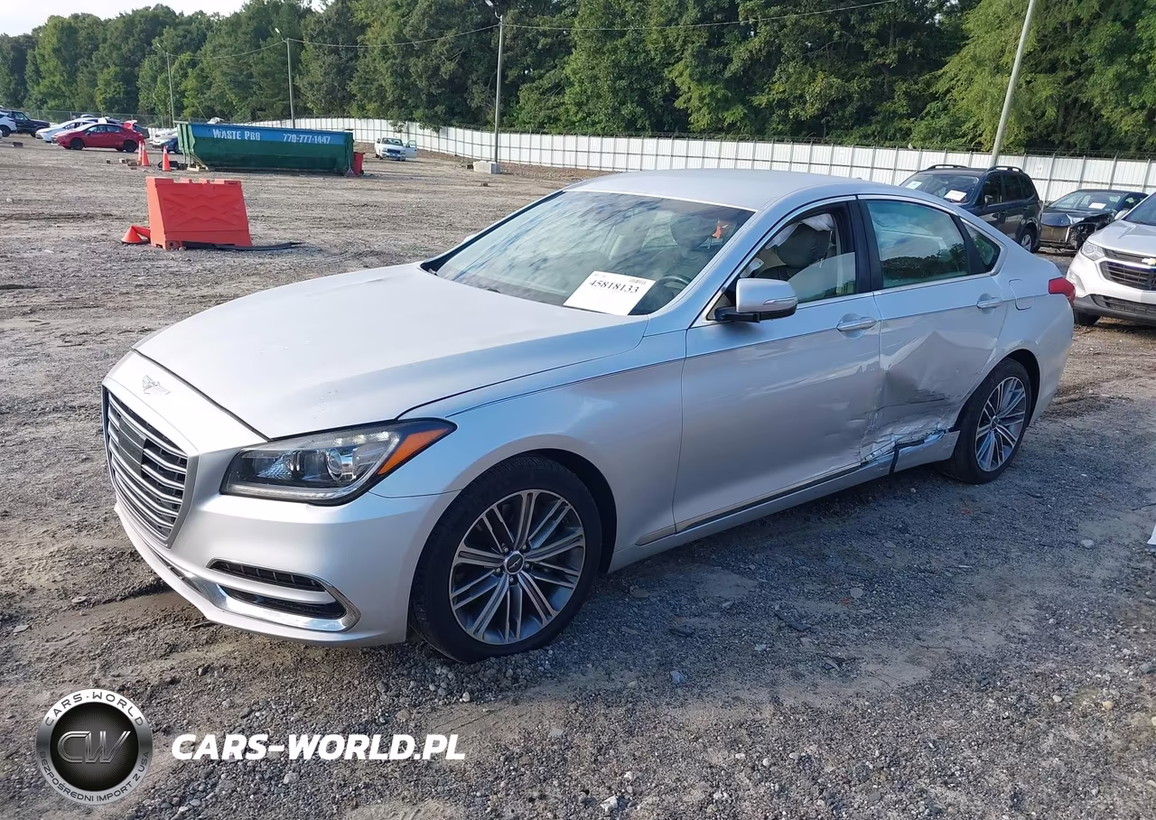 2018 Genesis G80 3.8 VIN:KMHGN4JE8JU249539 - 2