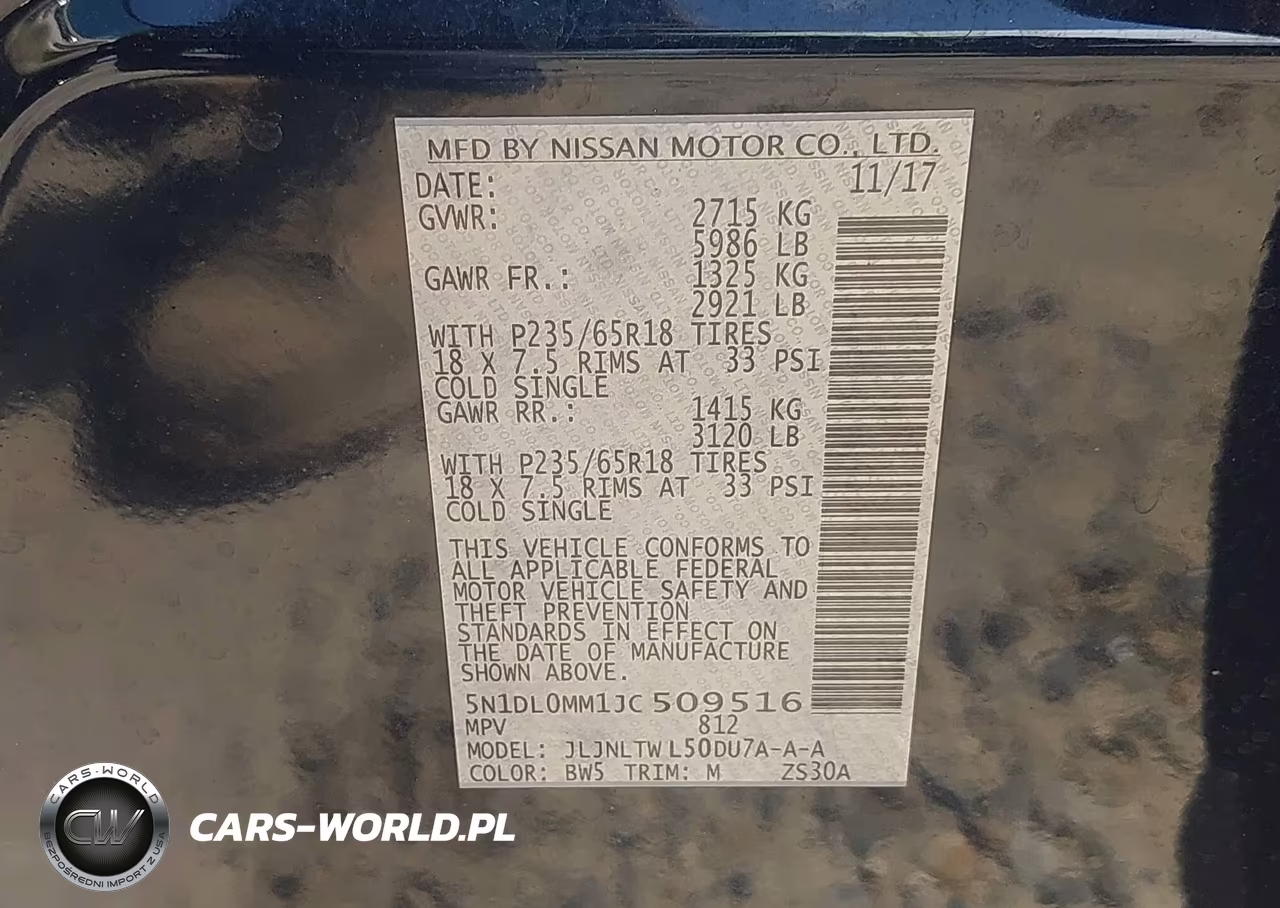 2018 Infiniti Qx60 VIN:5N1DL0MM1JC509516 - 9