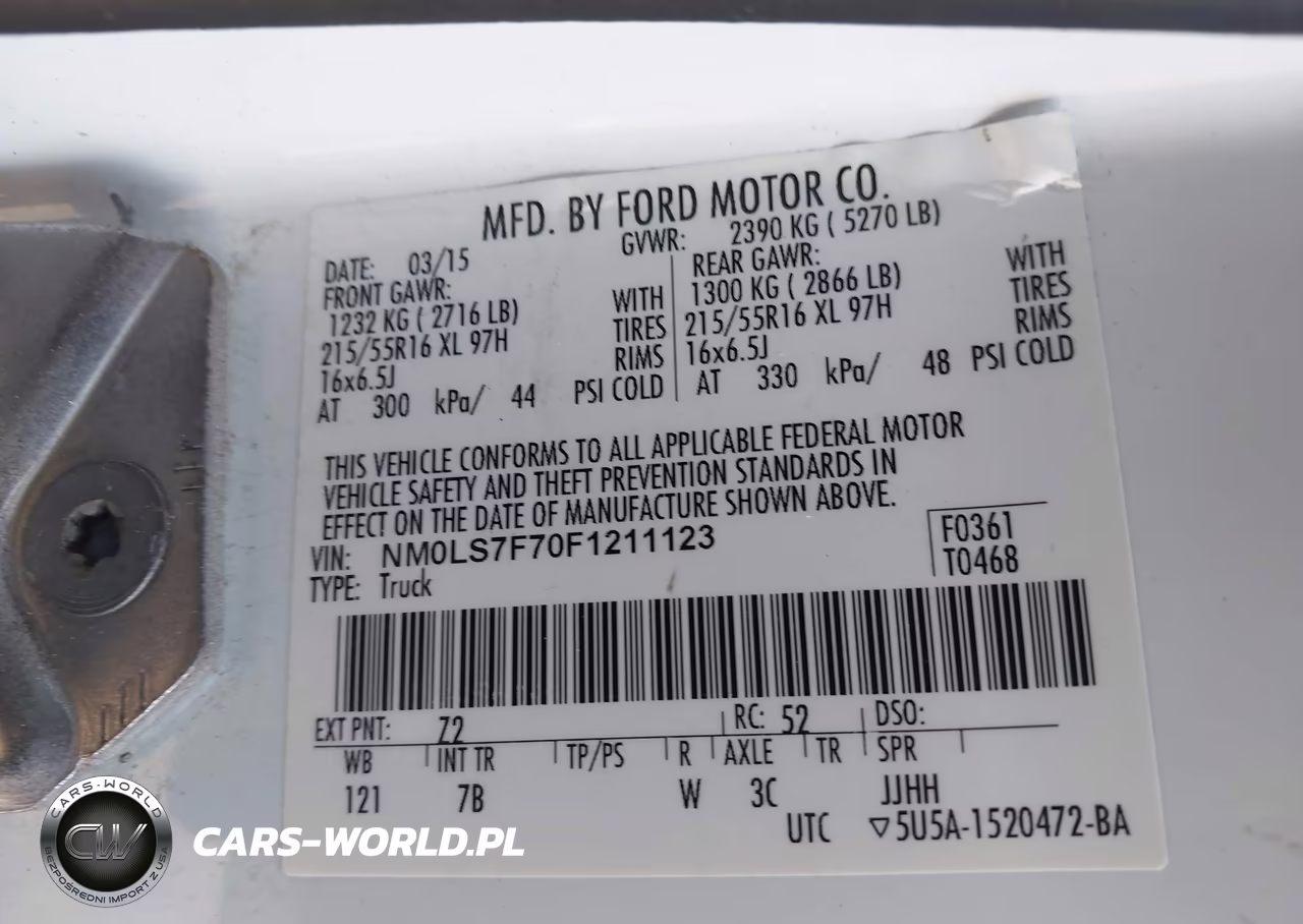 2015 Ford Transit Connect Xlt VIN:NM0LS7F70F1211123 - 9