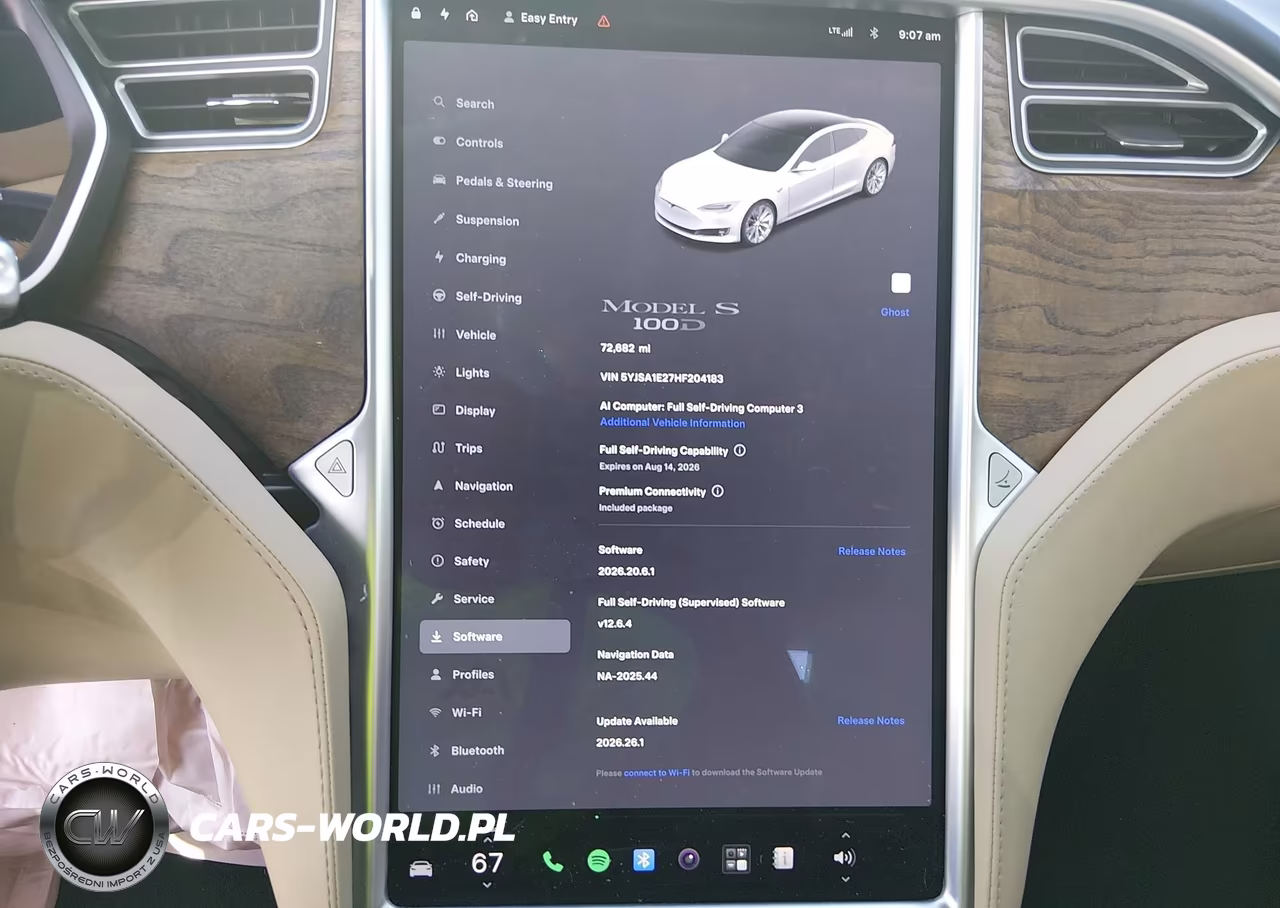 2017 Tesla Model S VIN:5YJSA1E27HF204183 - 7