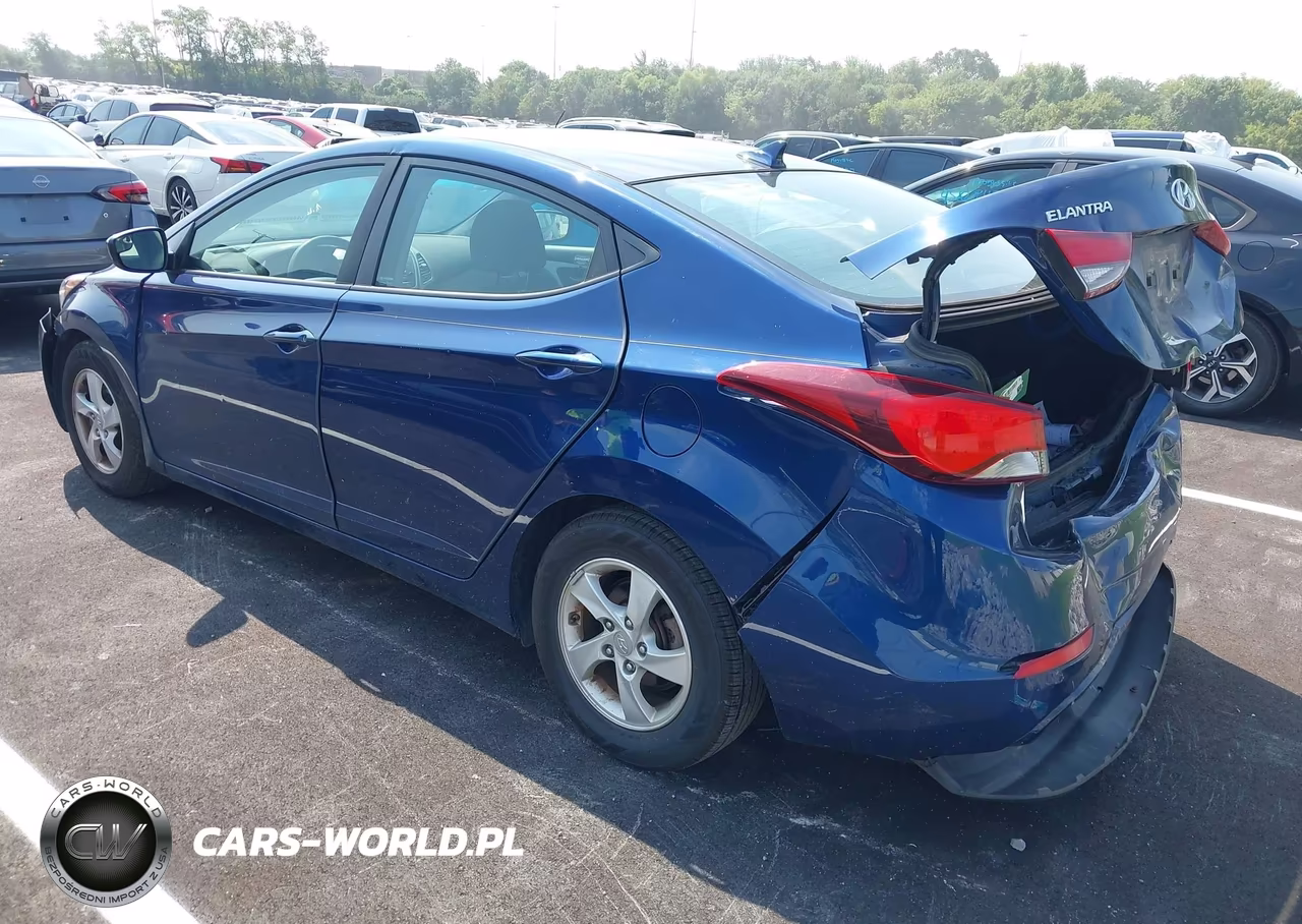 2015 Hyundai Elantra Se VIN:5NPDH4AE7FH649303 - 3