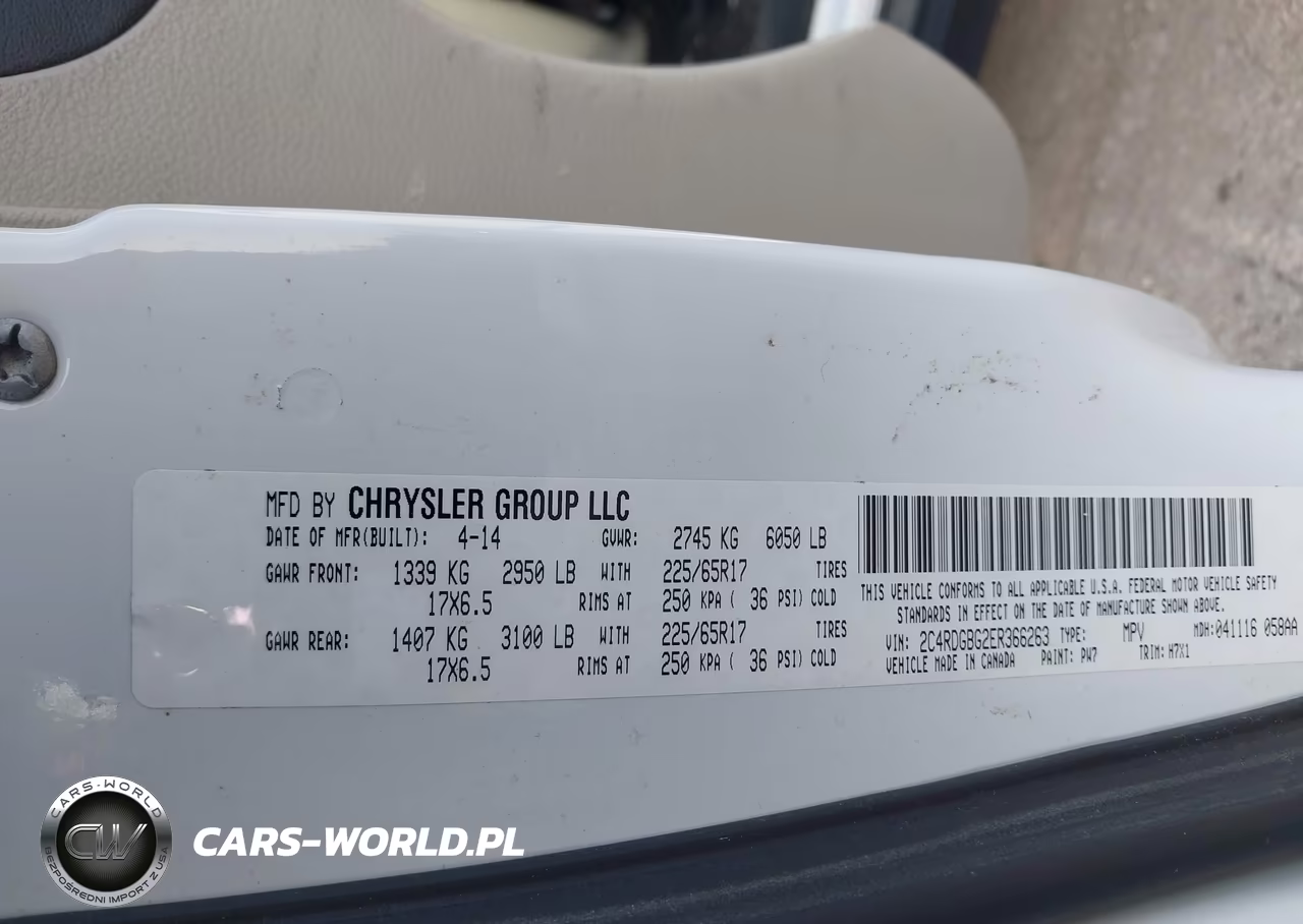 2014 Dodge Grand Caravan American Value Pkg VIN:2C4RDGBG2ER366263 - 9
