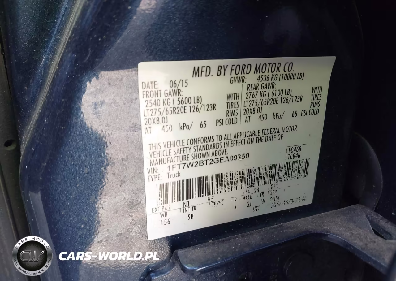 2016 Ford F-250 Lariat VIN:1FT7W2BT2GEA09750 - 9