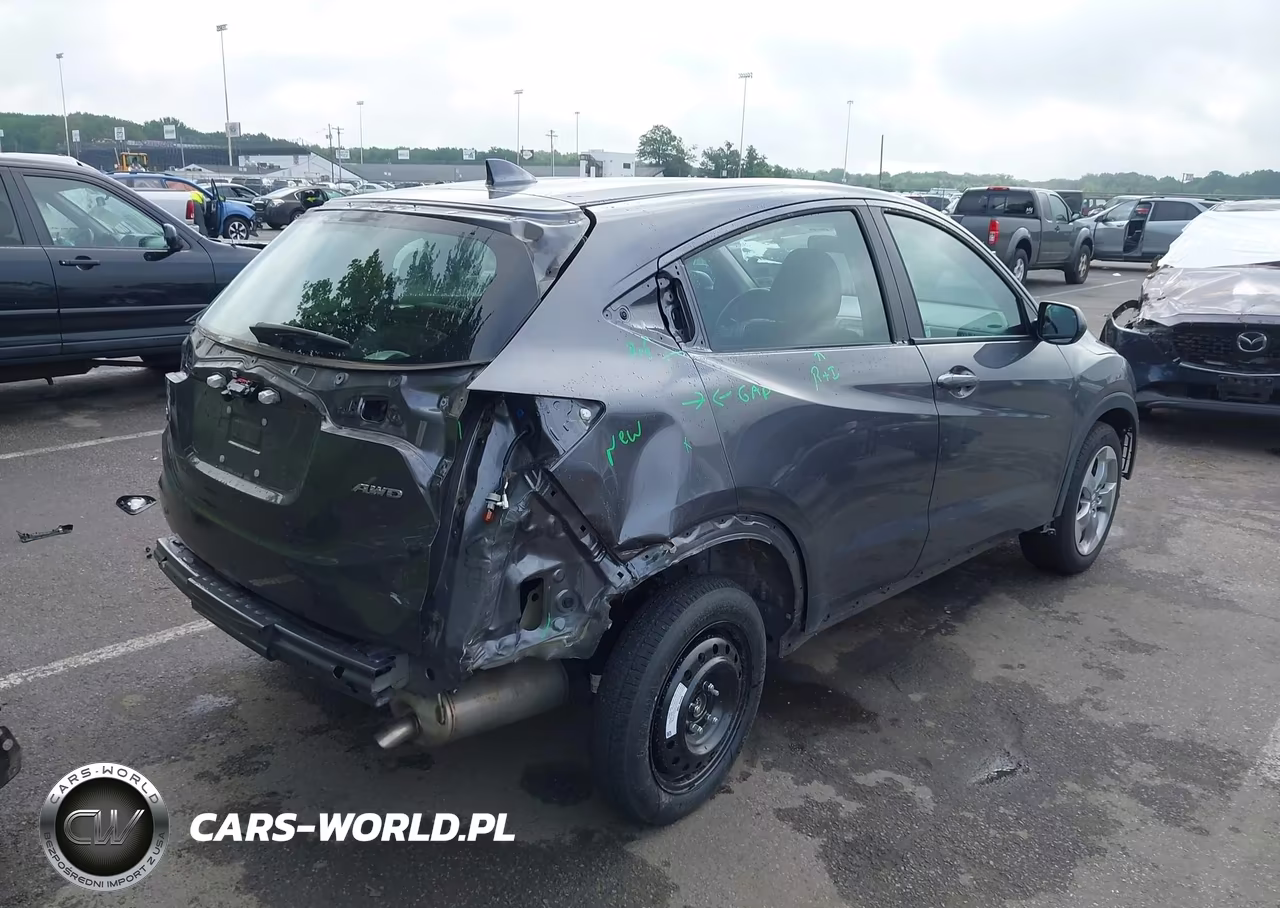 2022 Honda Hr-V Awd Lx VIN:3CZRU6H36NM774488 - 4