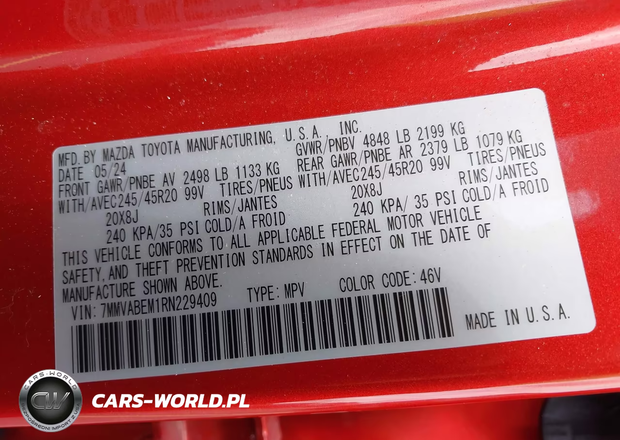 2024 Mazda Cx-50 2.5 S Premium Plus VIN:7MMVABEM1RN229409 - 9