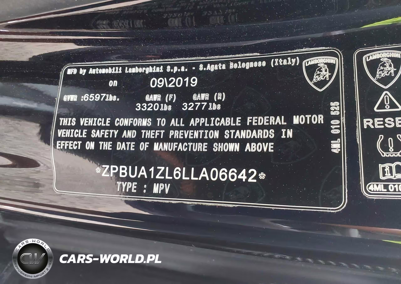 2020 Lamborghini Urus VIN:ZPBUA1ZL6LLA06642 - 9