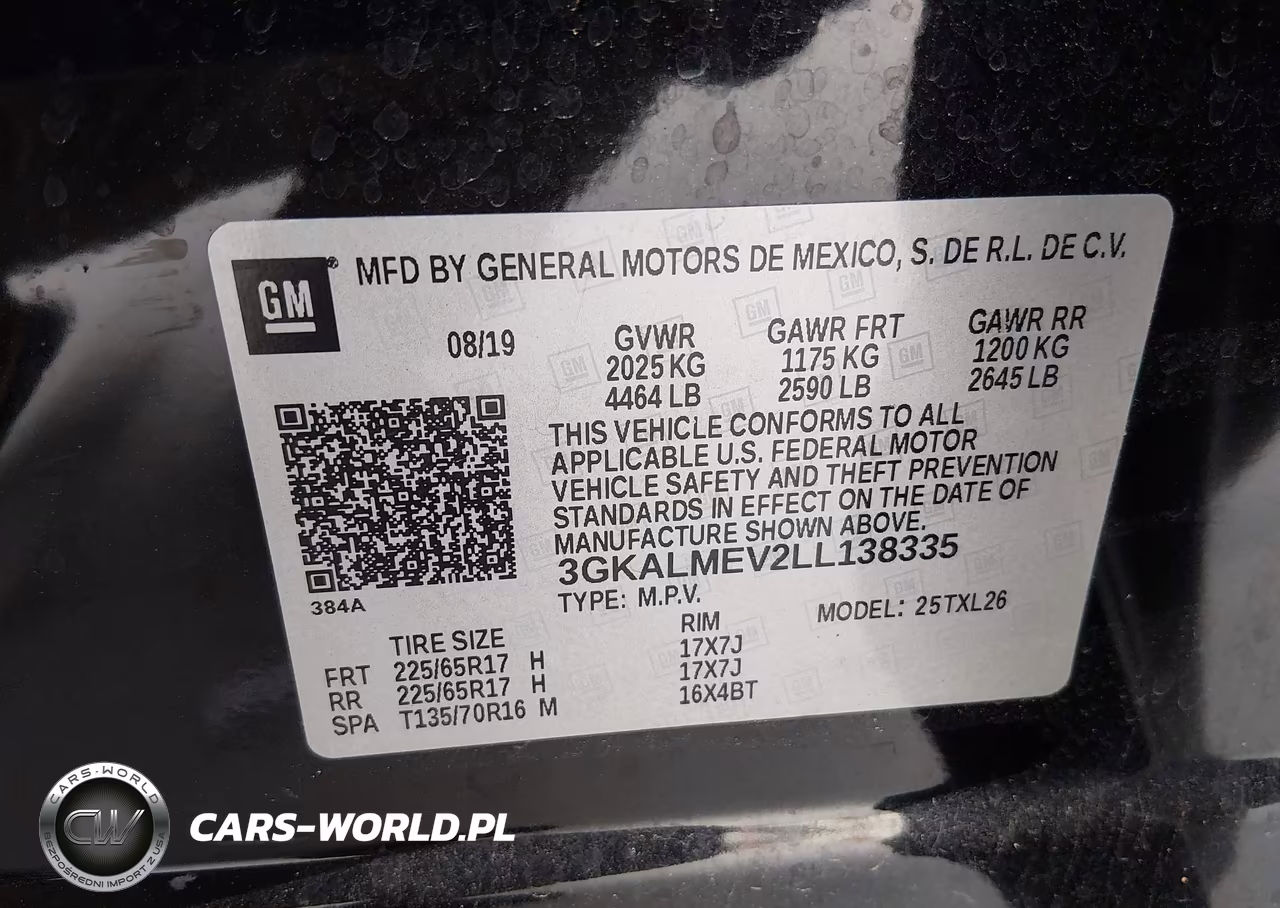 2020 GMC Terrain Fwd Sle VIN:3GKALMEV2LL138335 - 9