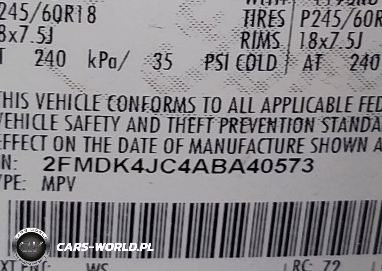 2010 Ford Edge Sel VIN:2FMDK4JC4ABA40573 - 9