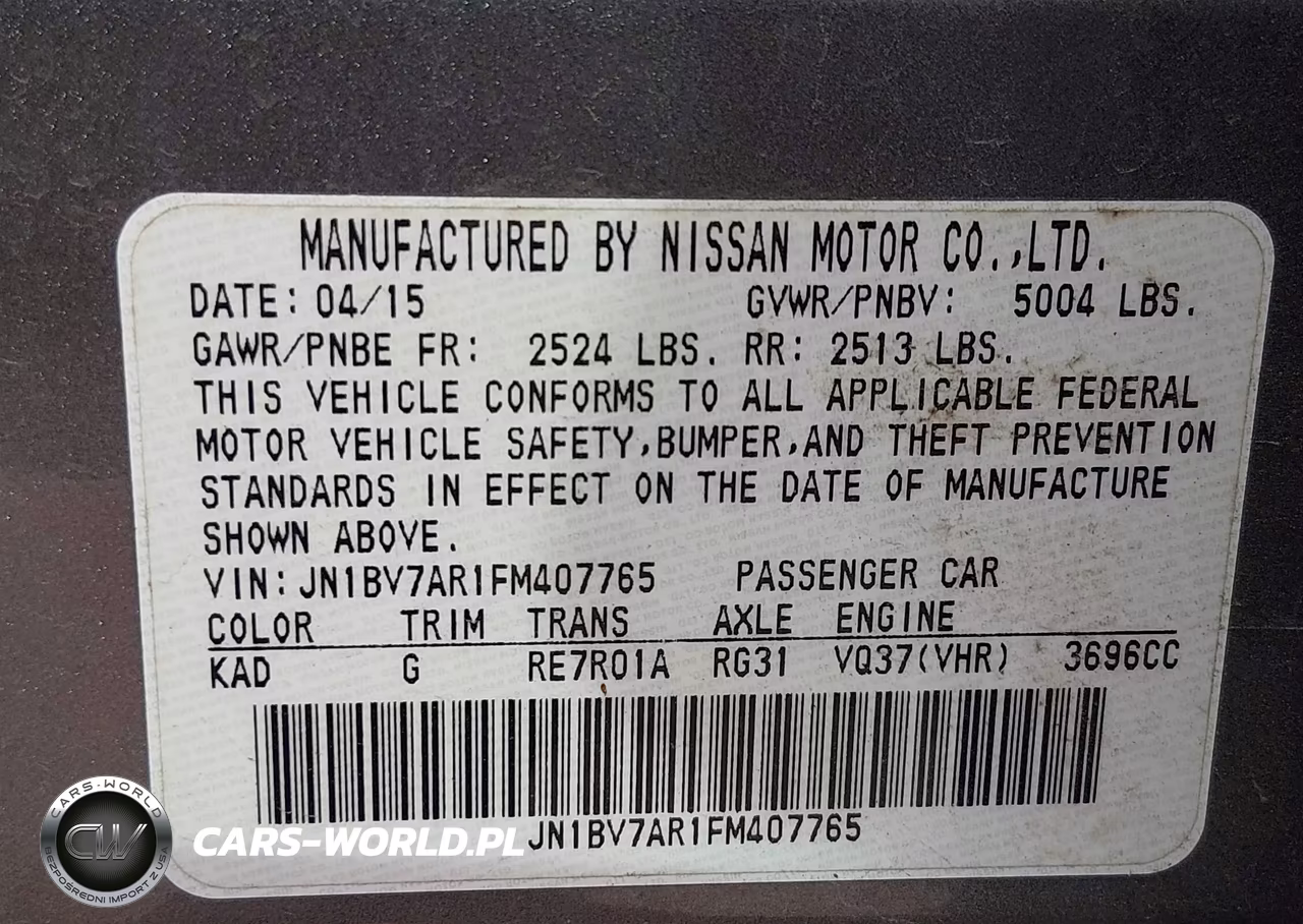 2015 Infiniti Q50 Premium VIN:JN1BV7AR1FM407765 - 9