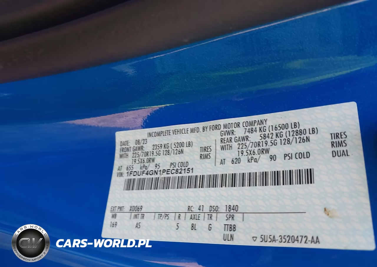 2023 Ford F-450 Chassis Xl VIN:1FDUF4GN1PEC82151 - 8