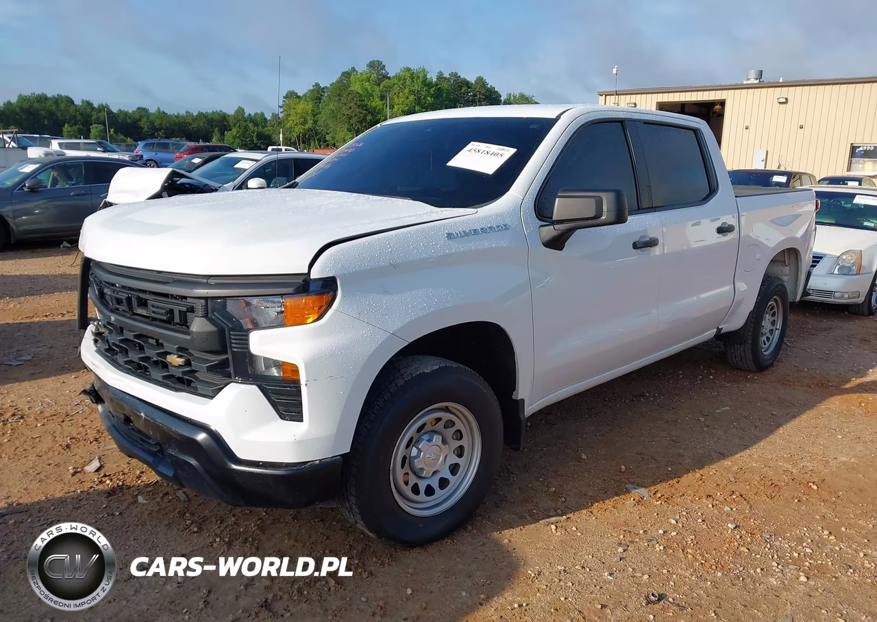2023 Chevrolet Silverado 1500 2Wd Short Bed Wt VIN:3GCPAAEK4PG207007 - 2