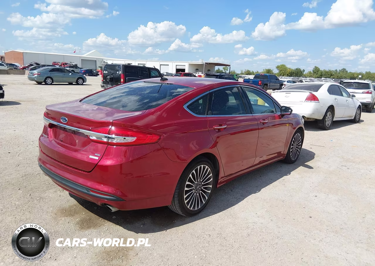 2017 Ford Fusion Se VIN:3FA6P0HD7HR413208 - 4