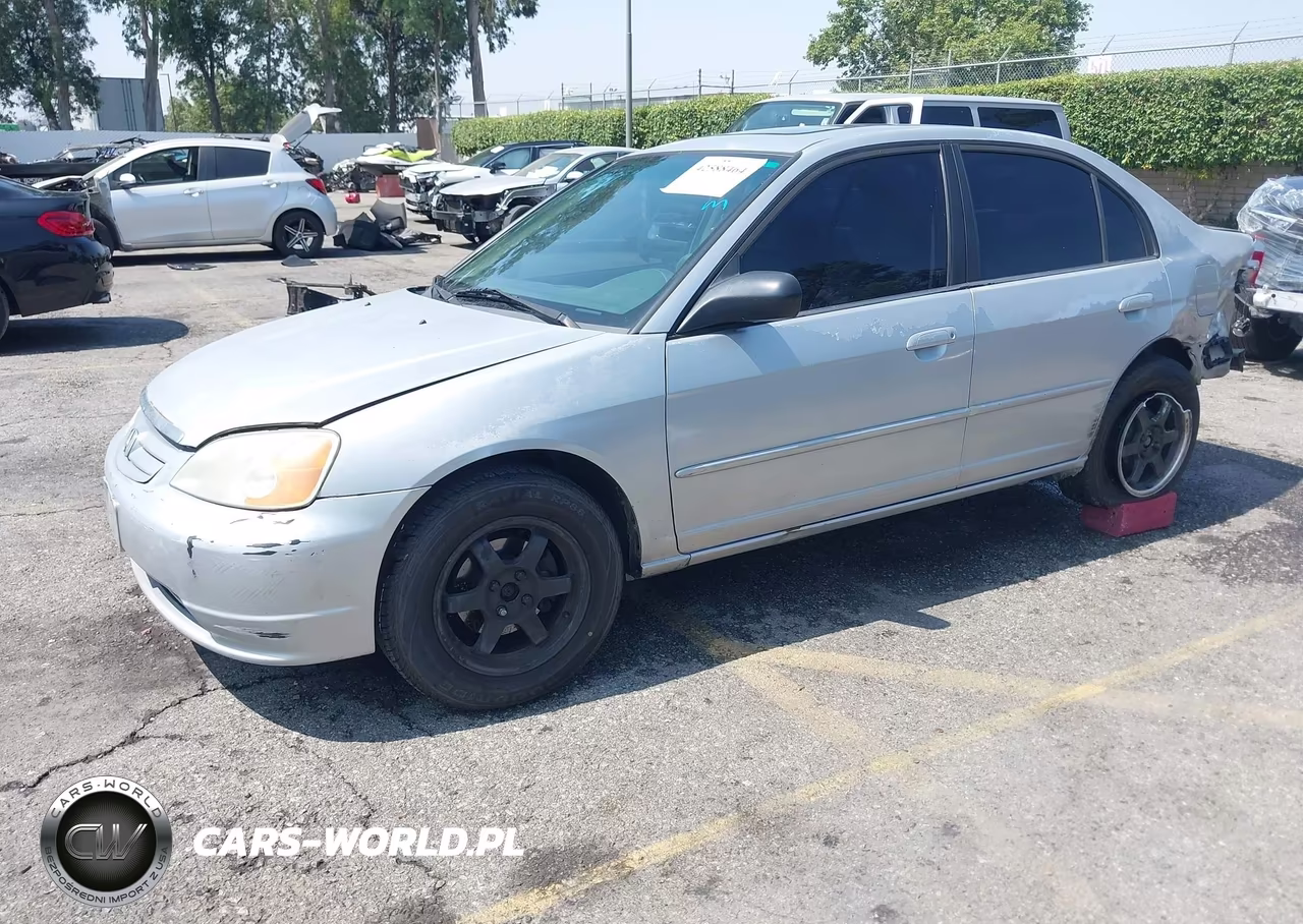 2002 Honda Civic Ex VIN:JHMES26782S001452 - 2