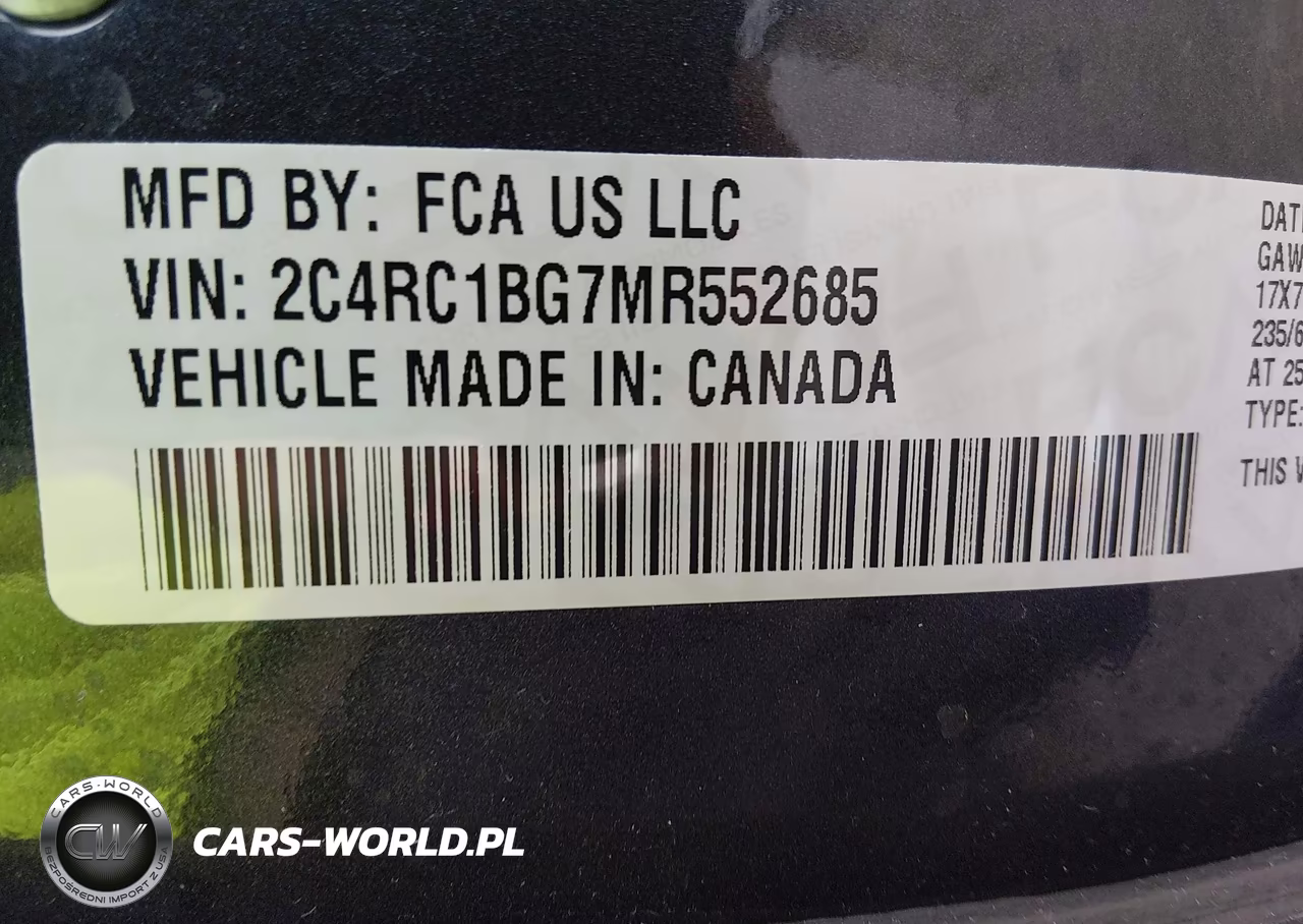 2021 Chrysler Pacifica Touring L VIN:2C4RC1BG7MR552685 - 9