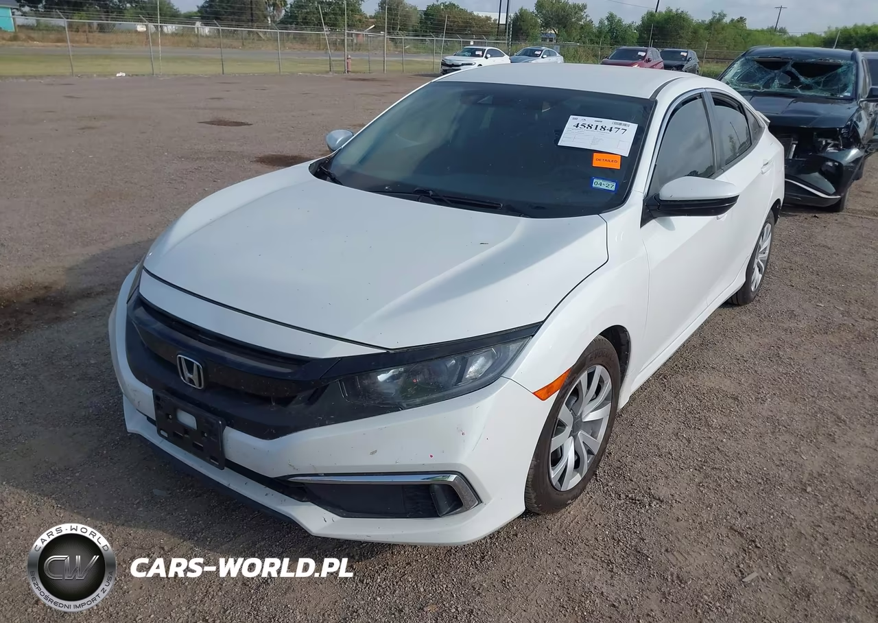2020 Honda Civic Lx VIN:19XFC2F67LE014286 - 2