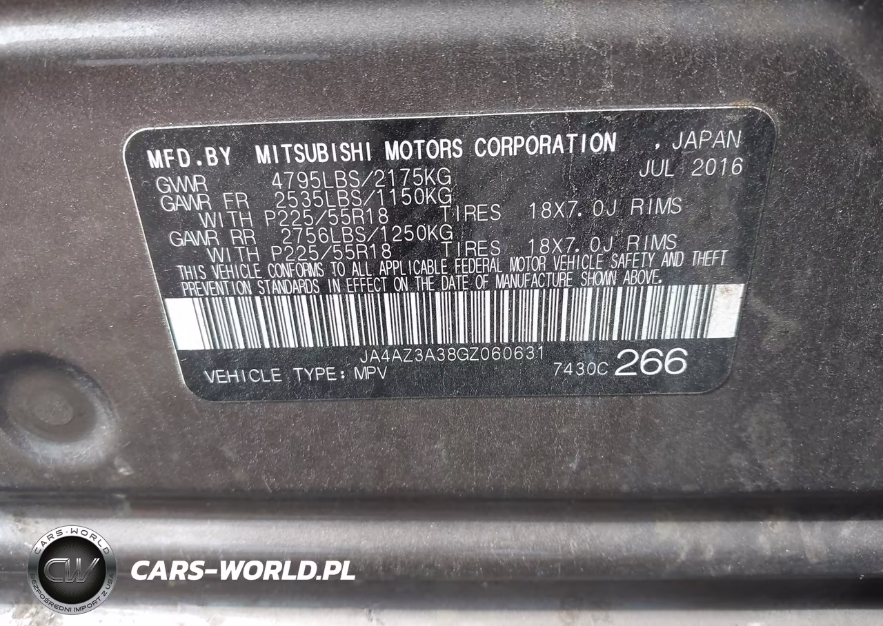 2016 Mitsubishi Outlander Se VIN:JA4AZ3A38GZ060631 - 9