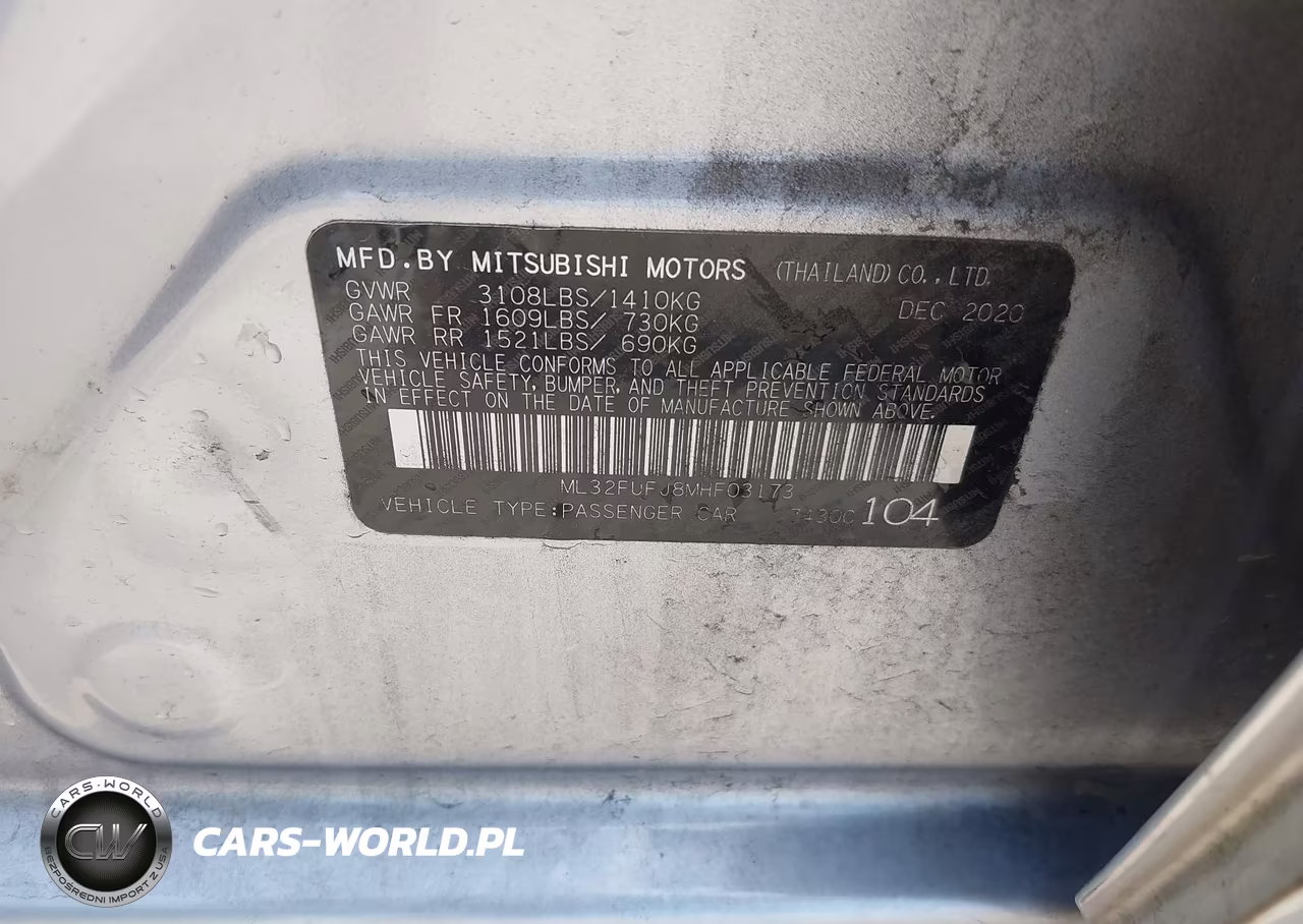2021 Mitsubishi Mirage G4 Carbonite Edition-Es-Le VIN:ML32FUFJ8MHF03173 - 9