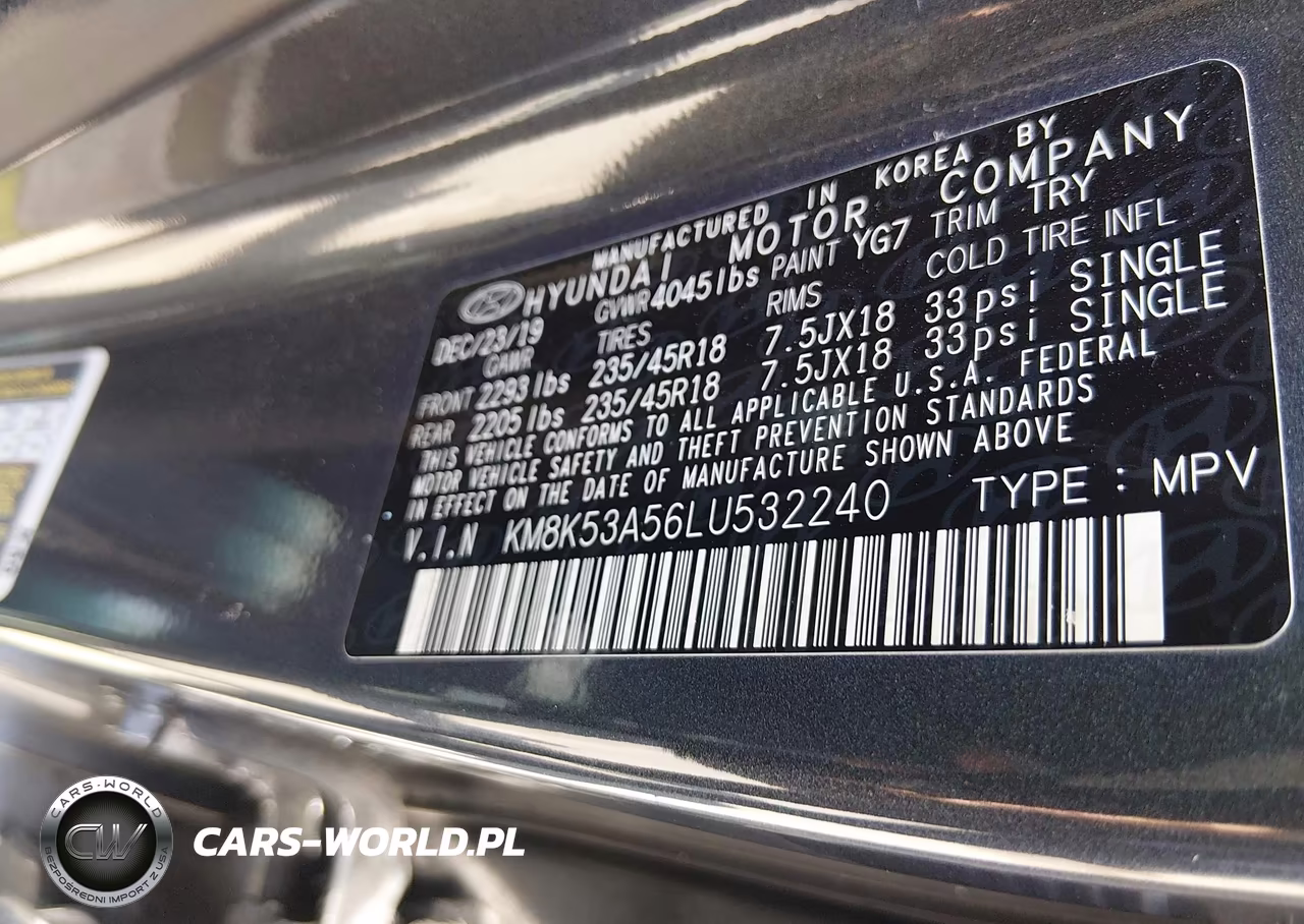 2020 Hyundai Kona Ultimate VIN:KM8K53A56LU532240 - 9