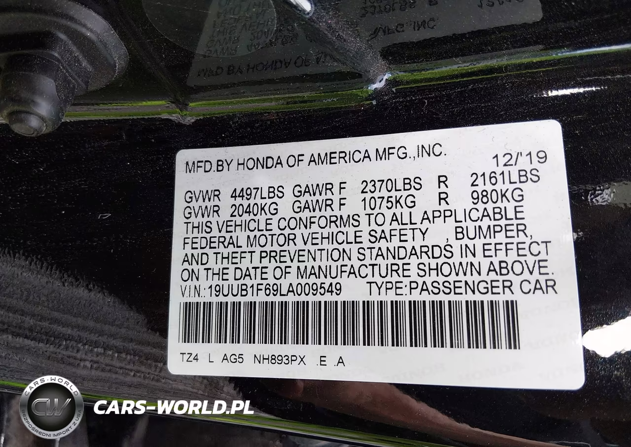 2020 Acura Tlx Technology-A-Spec VIN:19UUB1F69LA009549 - 9