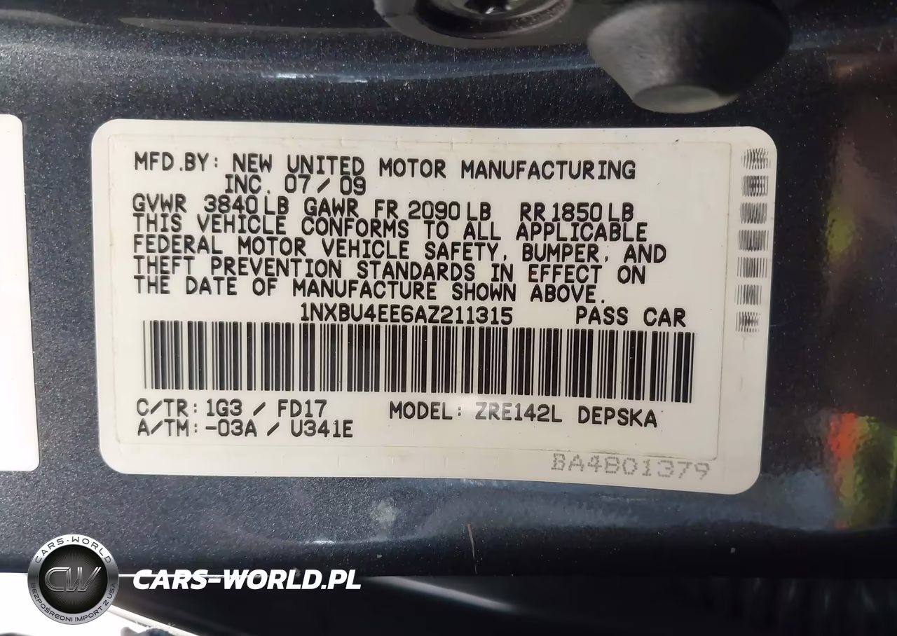 2010 Toyota Corolla S VIN:1NXBU4EE6AZ211315 - 9