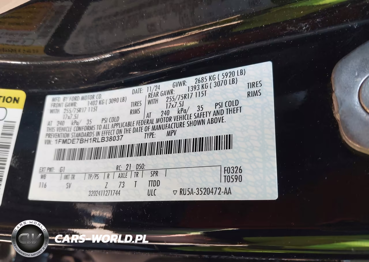 2024 Ford Bronco Big Bend VIN:1FMDE7BH1RLB38037 - 9