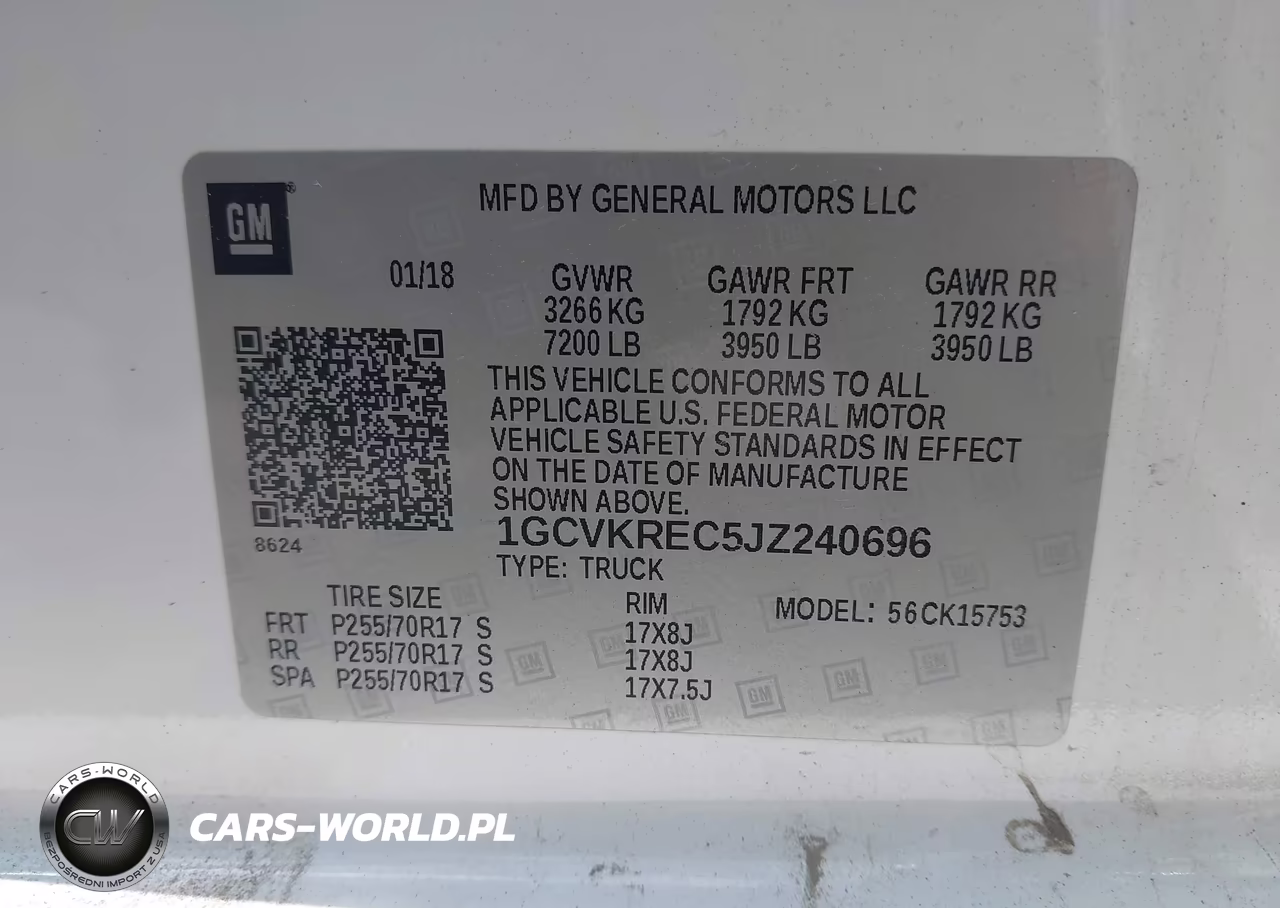 2018 Chevrolet Silverado 1500 1Lt VIN:1GCVKREC5JZ240696 - 9