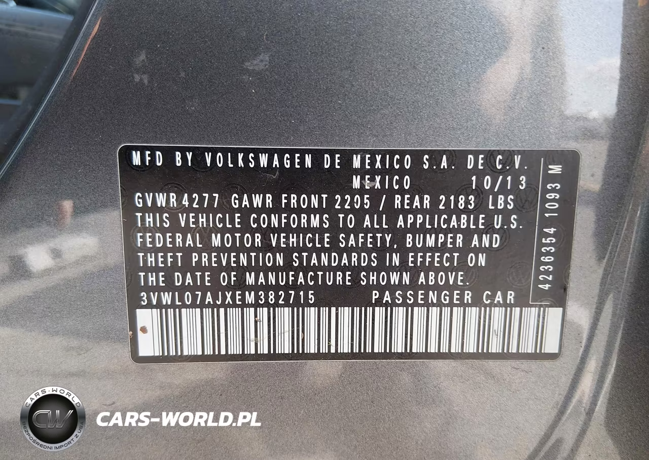2014 Volkswagen Jetta 1.8T Sel VIN:3VWL07AJXEM382715 - 9