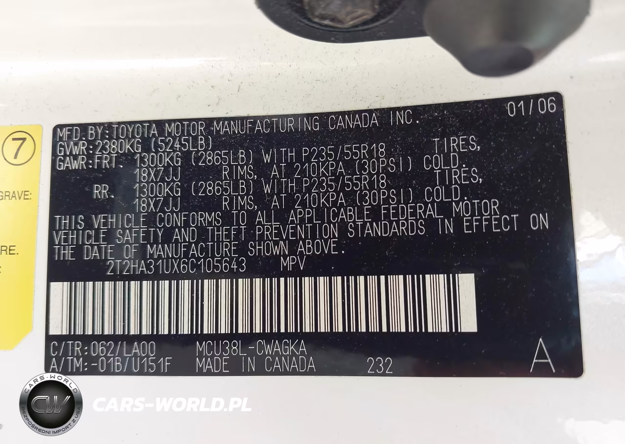 2006 Lexus Rx 330 VIN:2T2HA31UX6C105643 - 9