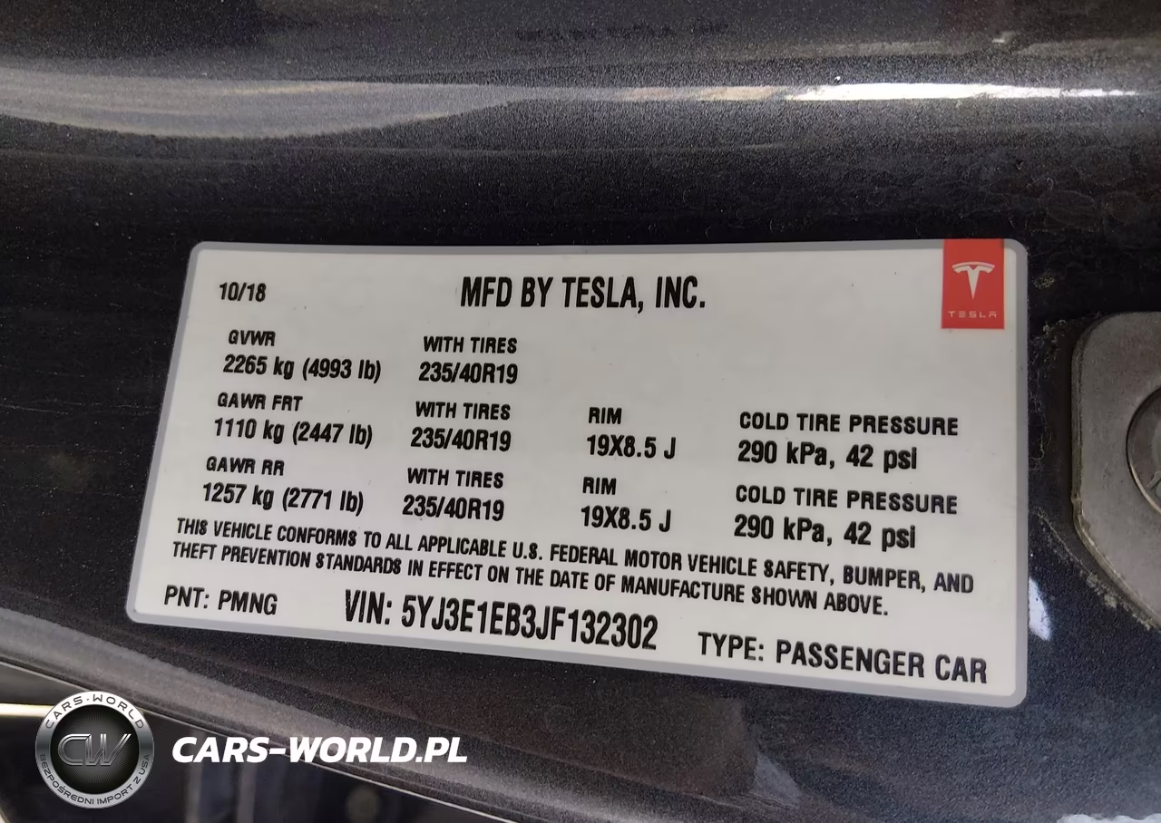 2018 Tesla Model 3 Long Range-Performance VIN:5YJ3E1EB3JF132302 - 9