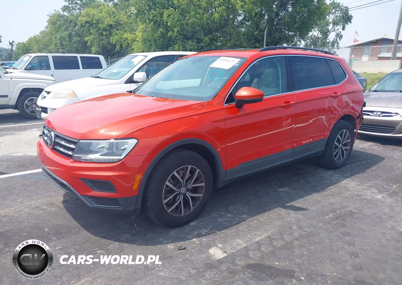 2019 Volkswagen Tiguan 2.0T Se-2.0T Sel-2.0T Sel R-Line-2.0T Sel R-Line Black VIN:3VV3B7AX2KM136448 - 2