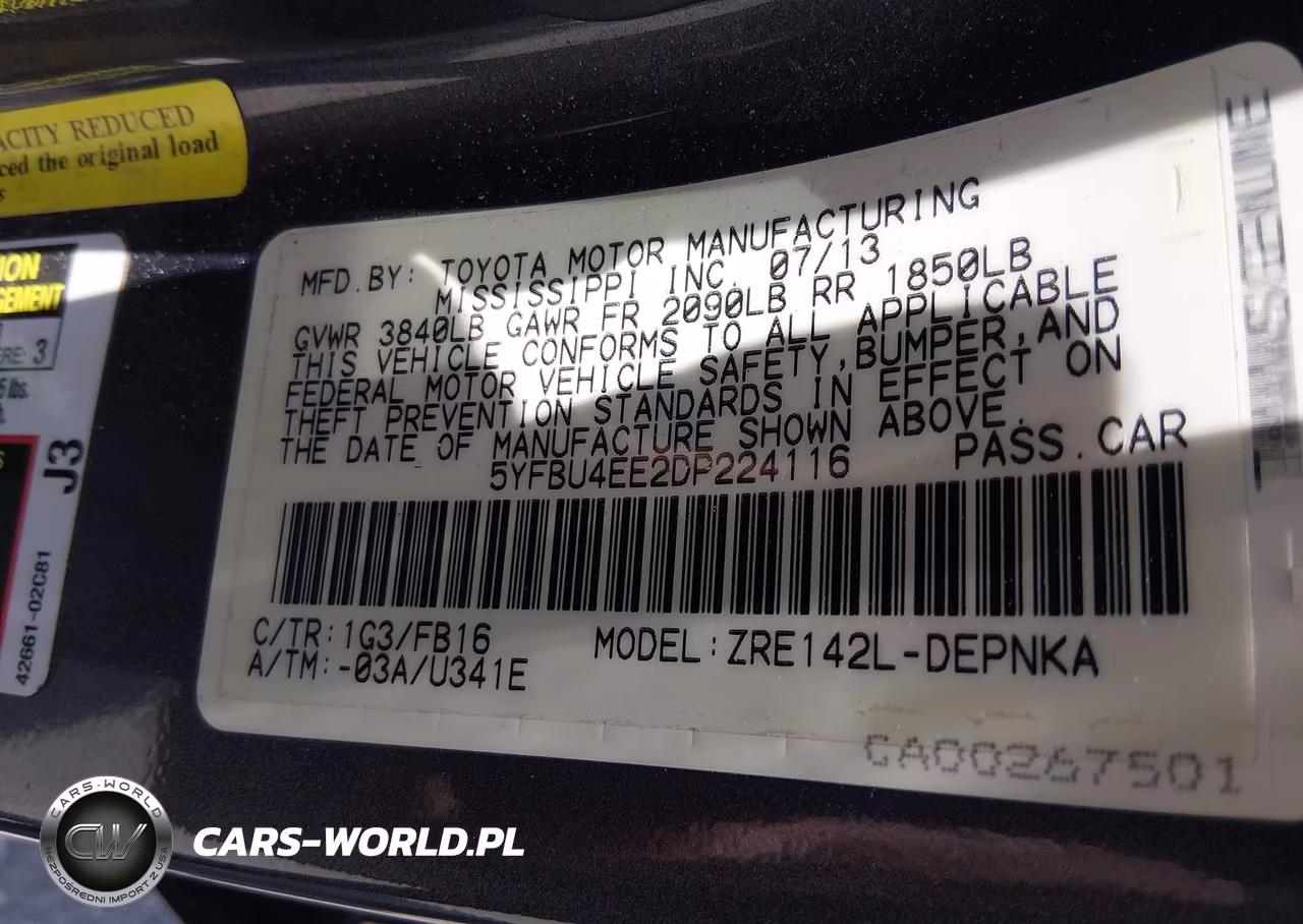 2013 Toyota Corolla Le VIN:5YFBU4EE2DP224116 - 9