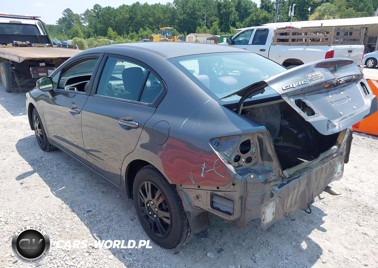 2013 Honda Civic Lx VIN:2HGFB2F54DH600588 - 3