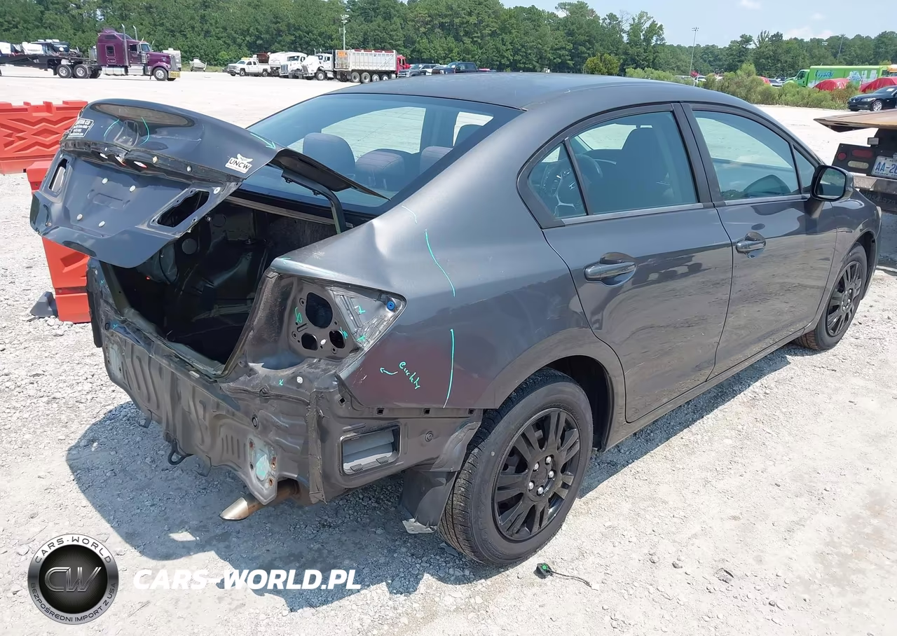 2013 Honda Civic Lx VIN:2HGFB2F54DH600588 - 4