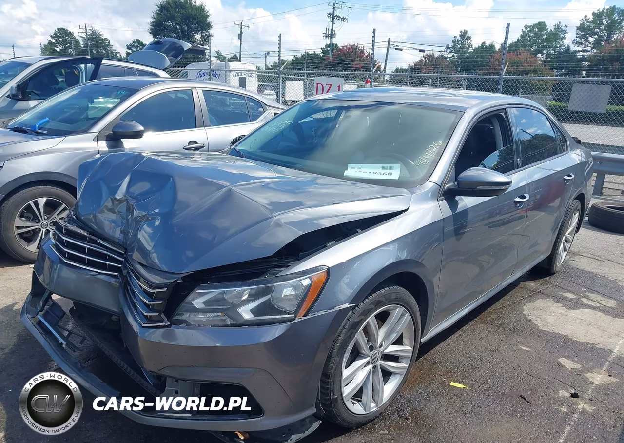 2019 Volkswagen Passat 2.0T Wolfsburg Edition VIN:1VWLA7A34KC008015 - 2