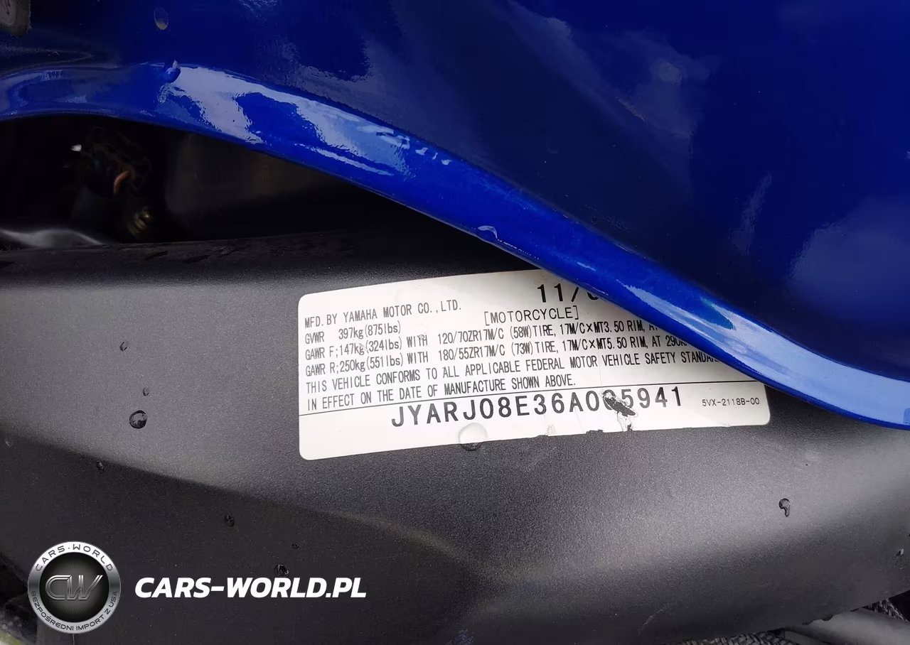 2006 Yamaha Fz6 S VIN:JYARJ08E36A005941 - 10