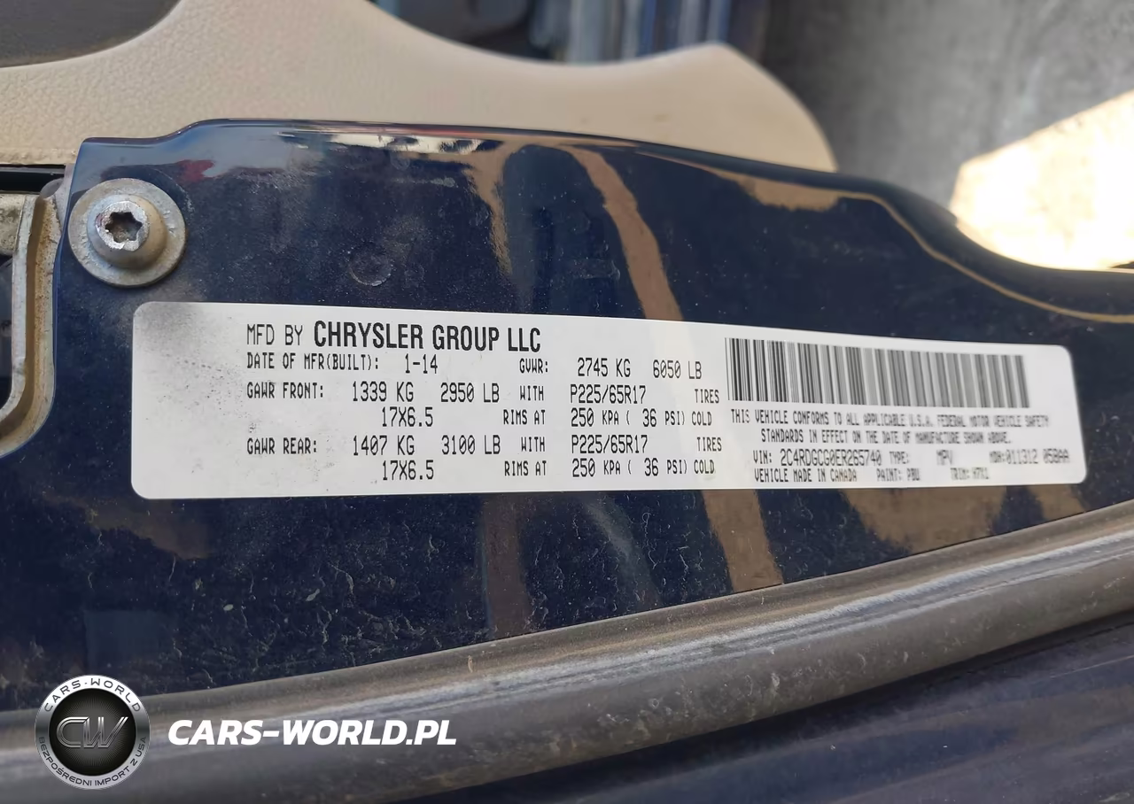2014 Dodge Grand Caravan Sxt VIN:2C4RDGCG0ER265740 - 9