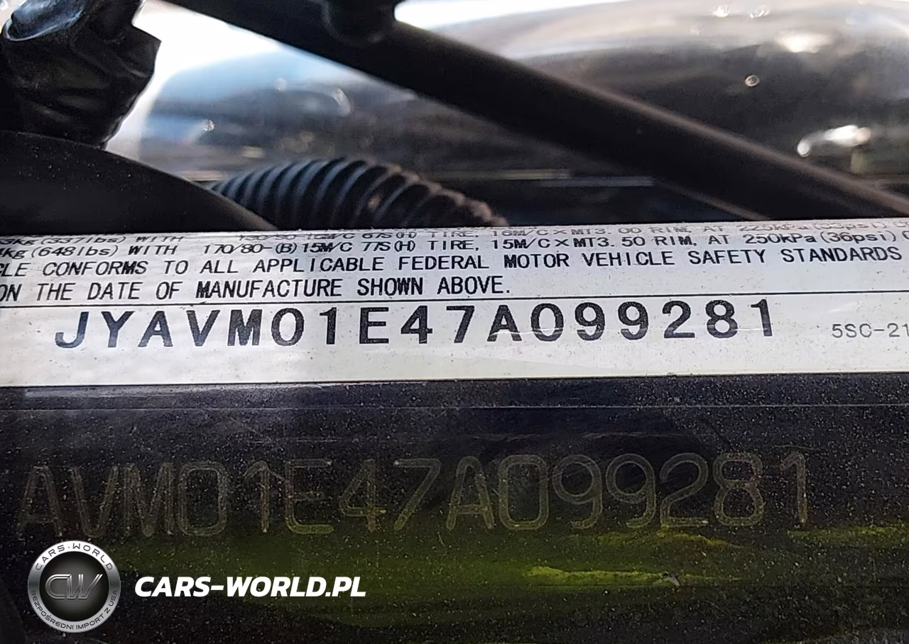 2007 Yamaha Xvs650 VIN:JYAVM01E47A099281 - 10
