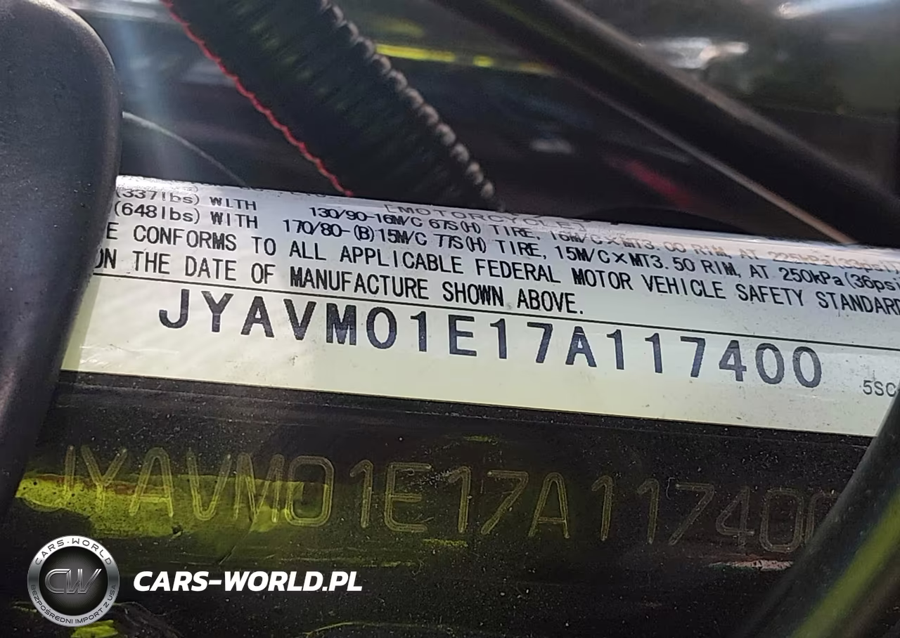 2007 Yamaha Xvs650 VIN:JYAVM01E17A117400 - 10