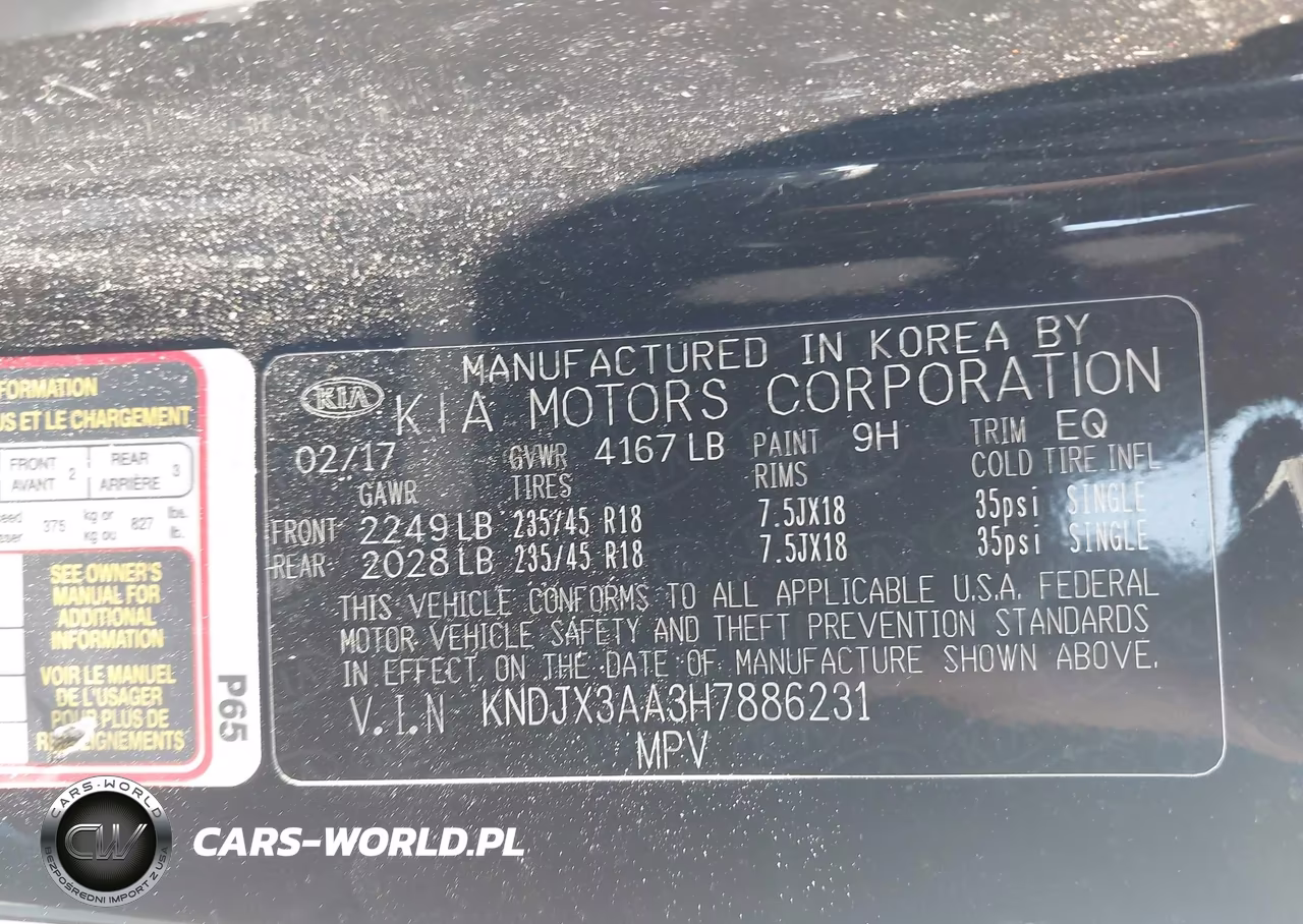 2017 Kia Soul ! VIN:KNDJX3AA3H7886231 - 9