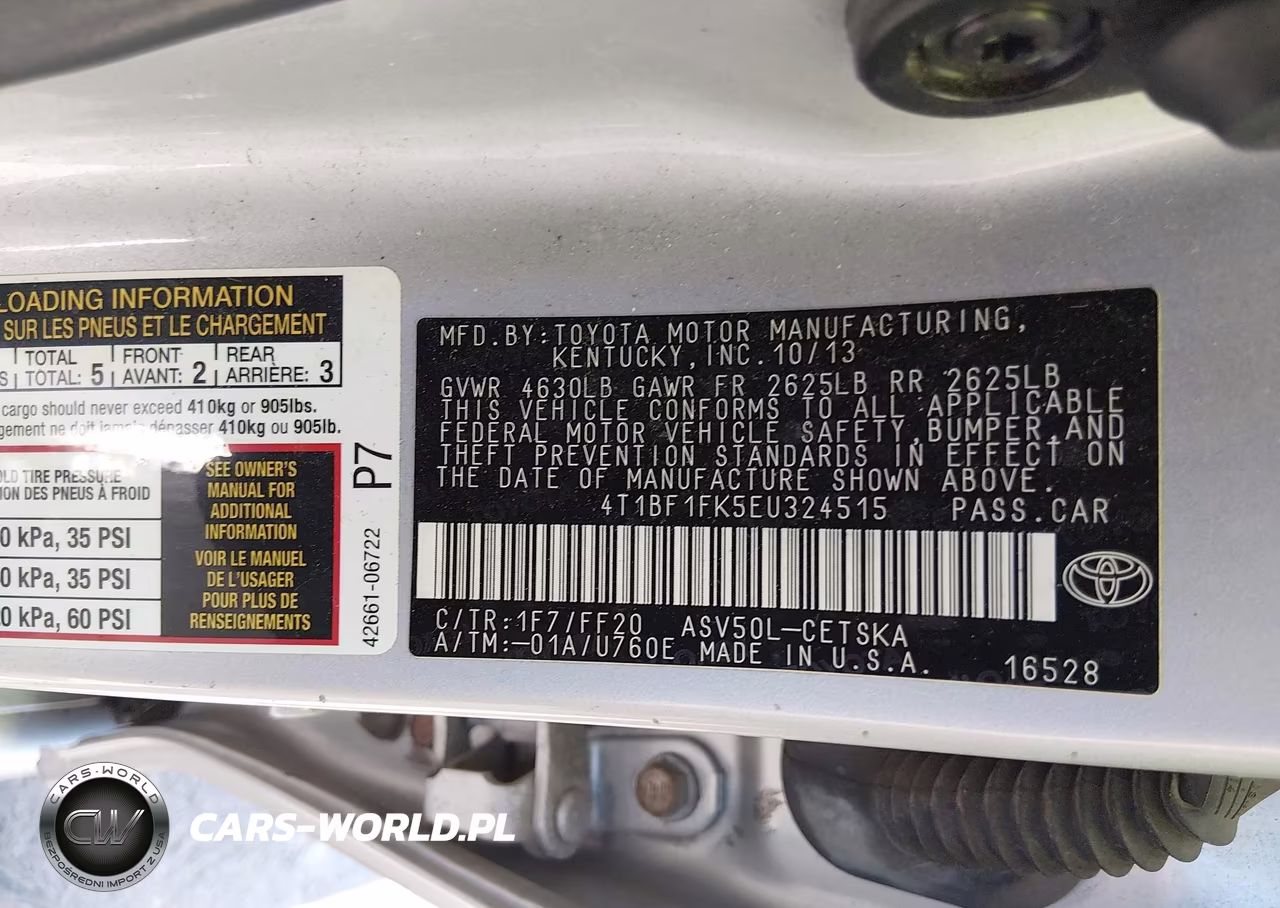2014 Toyota Camry Se VIN:4T1BF1FK5EU324515 - 9