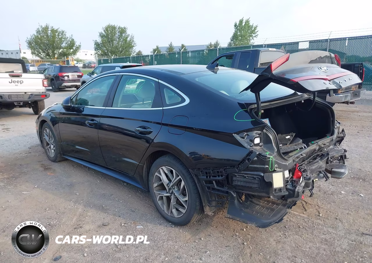 2020 Hyundai Sonata Sel VIN:5NPEF4JA0LH019674 - 3