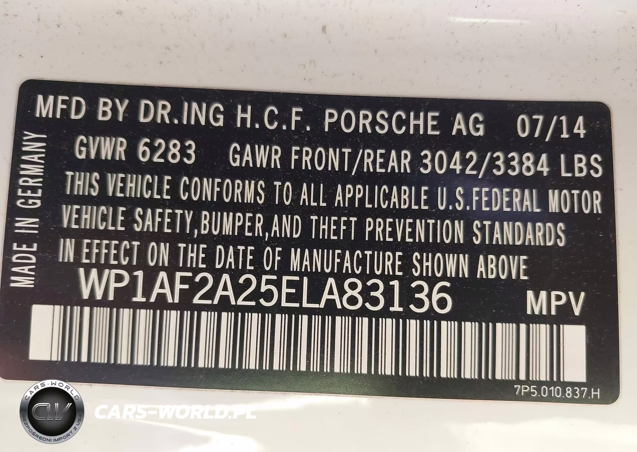 2014 Porsche Cayenne Diesel-Diesel Platinum Edition VIN:WP1AF2A25ELA83136 - 9