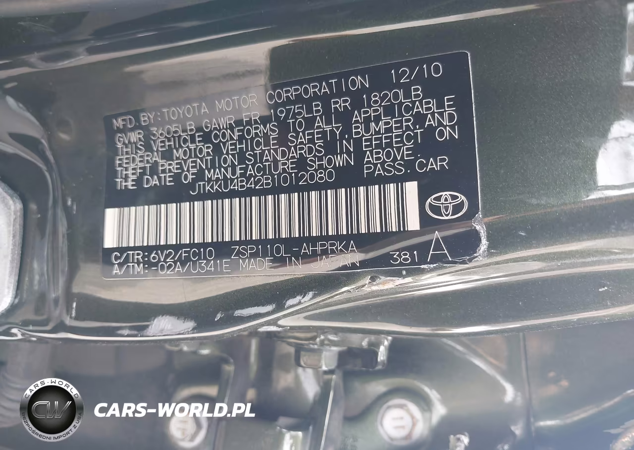 2011 Scion Xd Release Series 3.0 VIN:JTKKU4B42B1012080 - 9