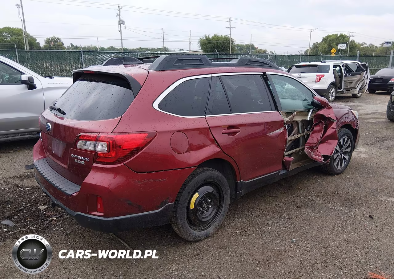 2017 Subaru Outback 2.5I Limited VIN:4S4BSANC0H3434582 - 4