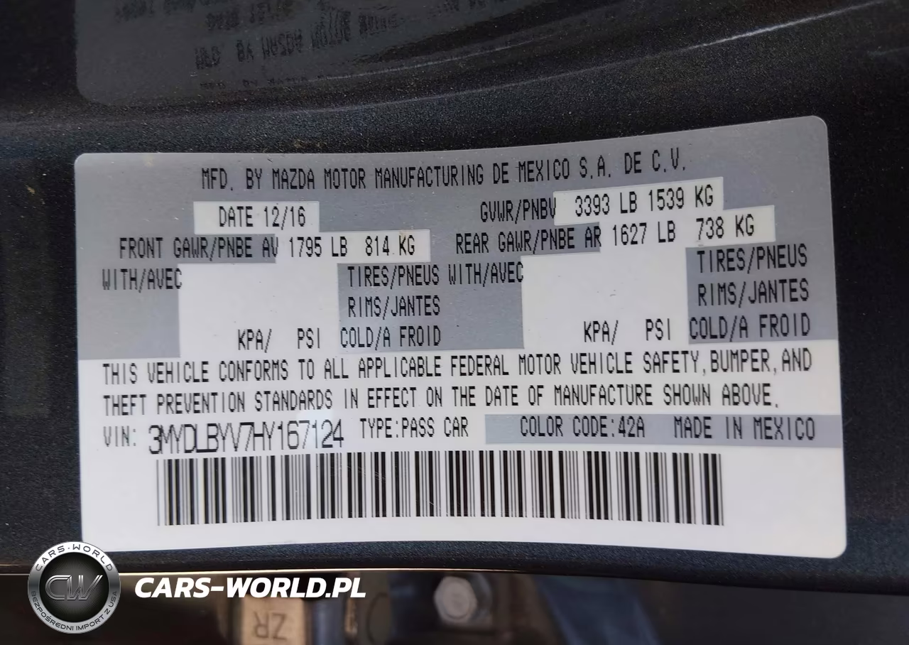 2017 Toyota Yaris Ia VIN:3MYDLBYV7HY167124 - 9